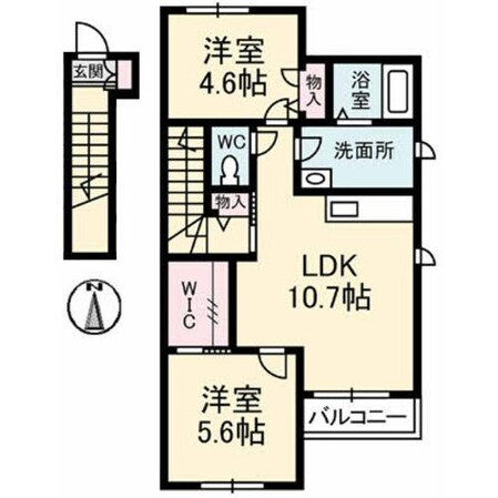 リラフォートOhanaの物件間取画像